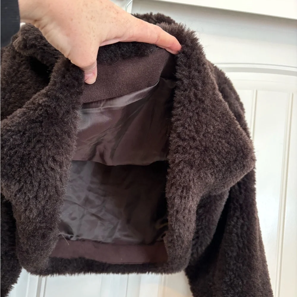 EAVES x Marianna Hewitt Mia Pullover in Chocolate Brown Size XS - Picture 6 of 8